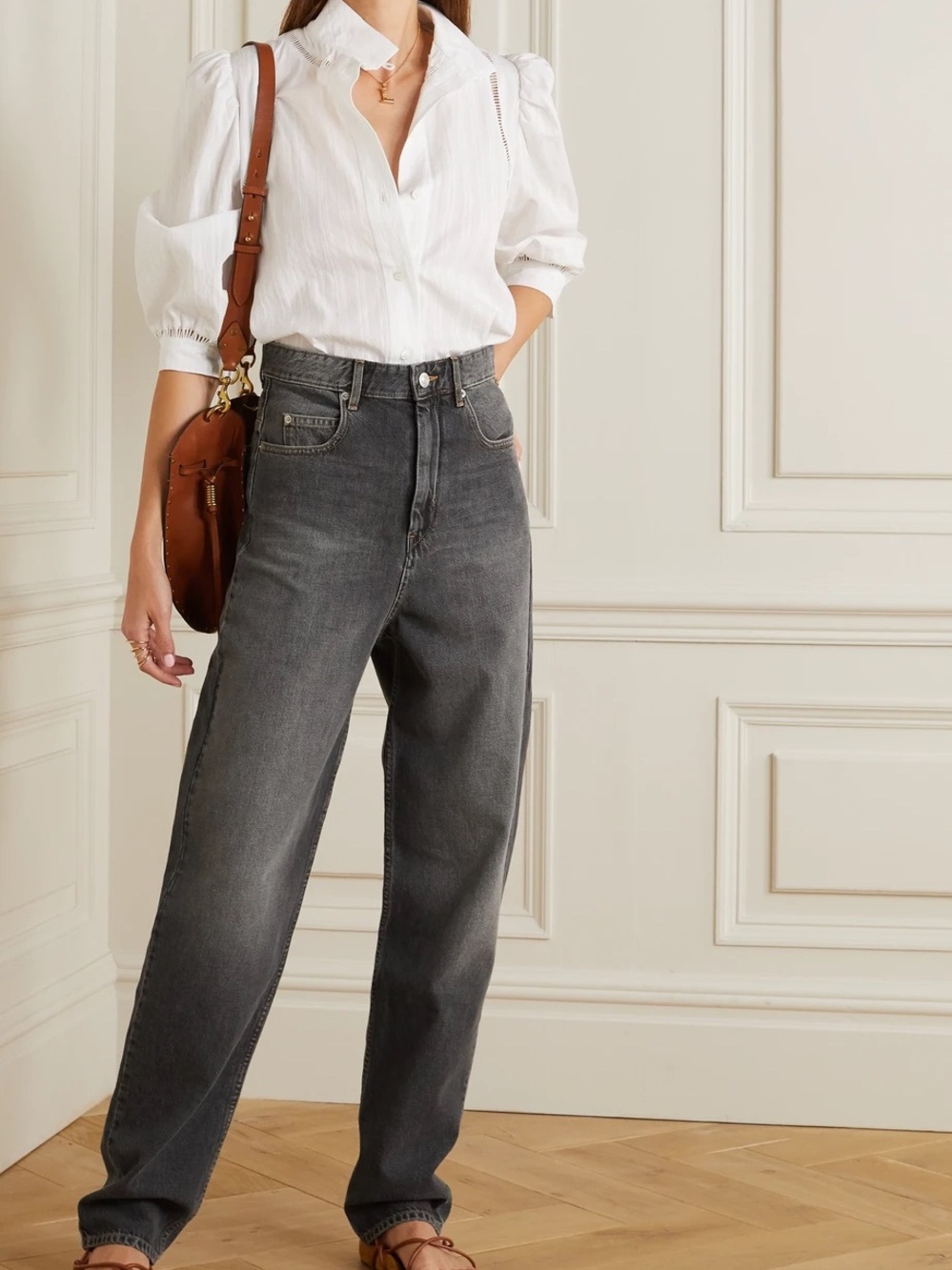 Isabel Marant Etoile “Corsy” oversized Jeans
